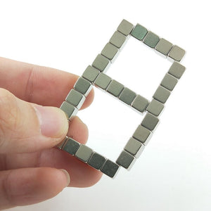 5MM 1000PCS Neodymium Magnet Cubes Magnetic Squares Buckycubes