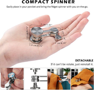 Ultra Durable Stainless Fidget Spinner Finger Spinning Toys