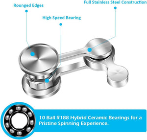 Ultra Durable Stainless Fidget Spinner Finger Spinning Toys